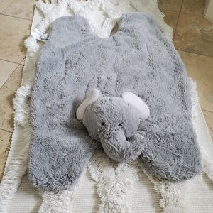 Manhattan Kids Elephant Plush Baby Play Mat 26" x 33" Stuffed Animal Toy